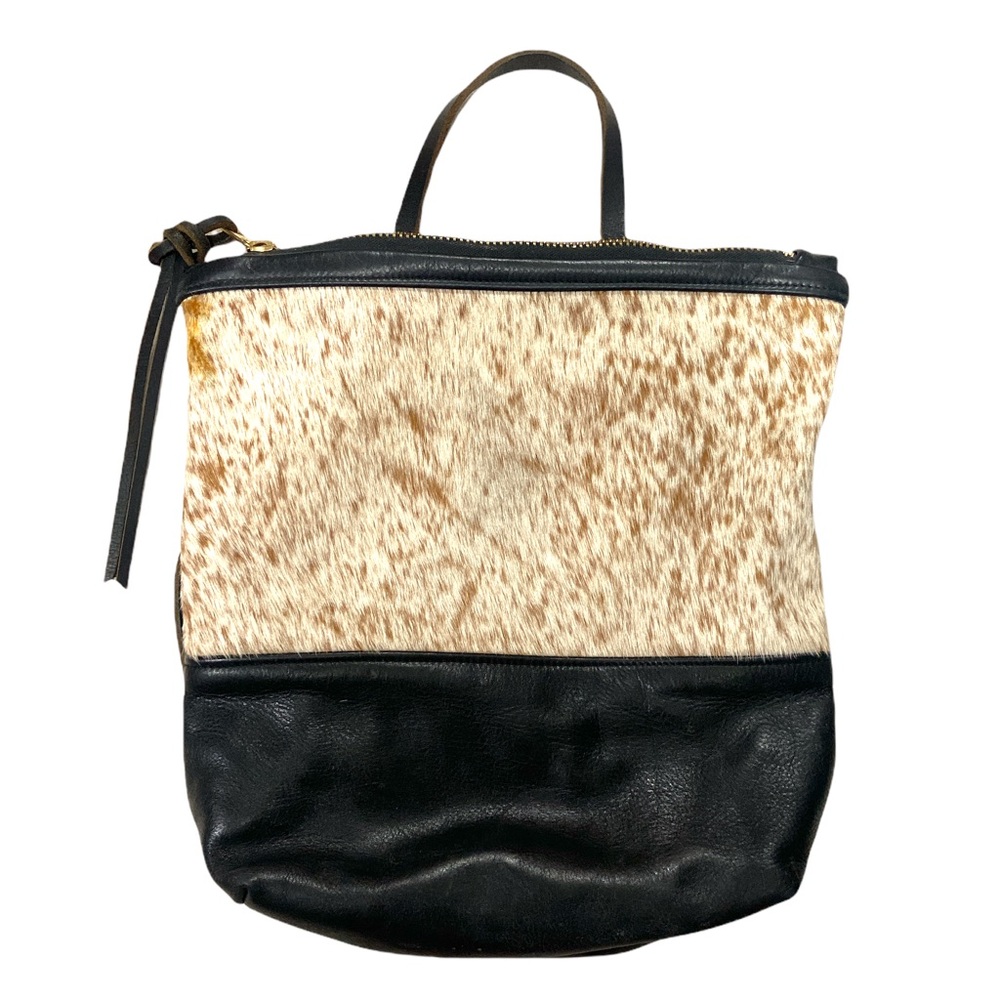ELEVEN THIRTY - leather and pony hair backpack